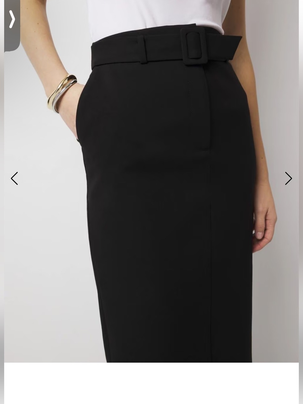 WHBM Belted Trouser Skirt - Picture 3 of 6